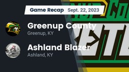 Recap: Greenup County  vs. Ashland Blazer  2023