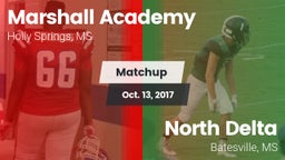 Matchup: Marshall Academy vs. North Delta  2017