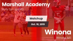 Matchup: Marshall Academy vs. Winona  2019