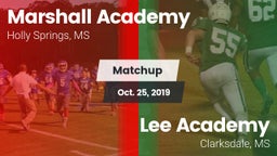 Matchup: Marshall Academy vs. Lee Academy  2019