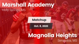 Matchup: Marshall Academy vs. Magnolia Heights  2020