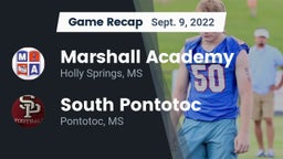 Recap: Marshall Academy  vs. South Pontotoc  2022