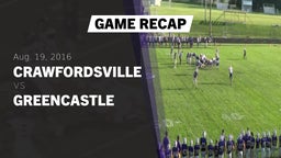 Recap: Crawfordsville  vs. Greencastle  2016
