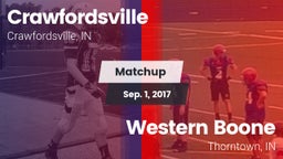 Matchup: Crawfordsville vs. Western Boone  2017