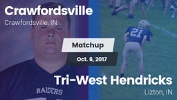 Matchup: Crawfordsville vs. Tri-West Hendricks  2017