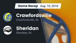 Recap: Crawfordsville  vs. Sheridan  2018