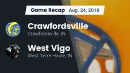 Recap: Crawfordsville  vs. West Vigo  2018