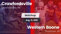Matchup: Crawfordsville vs. Western Boone  2018