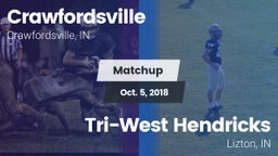 Matchup: Crawfordsville vs. Tri-West Hendricks  2018