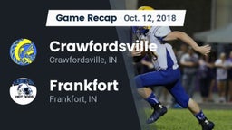 Recap: Crawfordsville  vs. Frankfort  2018