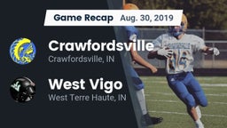 Recap: Crawfordsville  vs. West Vigo  2019