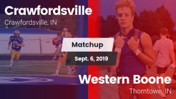Matchup: Crawfordsville vs. Western Boone  2019