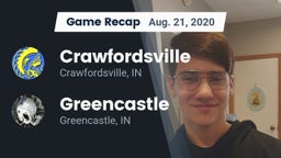 Recap: Crawfordsville  vs. Greencastle  2020