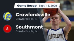 Recap: Crawfordsville  vs. Southmont  2020