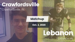 Matchup: Crawfordsville vs. Lebanon  2020