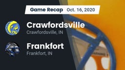 Recap: Crawfordsville  vs. Frankfort  2020