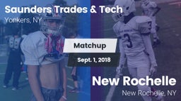 Matchup: Saunders Trades & Te vs. New Rochelle  2018