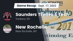 Recap: Saunders Trades & Tech  vs. New Rochelle  2022