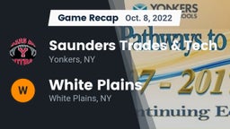 Recap: Saunders Trades & Tech  vs. White Plains  2022
