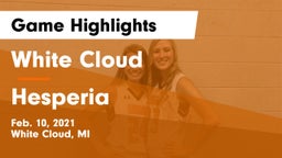 White Cloud  vs Hesperia  Game Highlights - Feb. 10, 2021