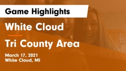 White Cloud  vs Tri County Area  Game Highlights - March 17, 2021