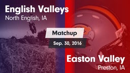 Matchup: English Valleys vs. Easton Valley  2016