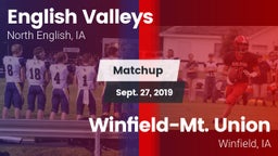 Matchup: English Valleys vs. Winfield-Mt. Union  2019