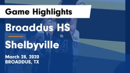 Broaddus HS vs Shelbyville  Game Highlights - March 28, 2020