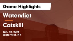 Watervliet  vs Catskill   Game Highlights - Jan. 18, 2024