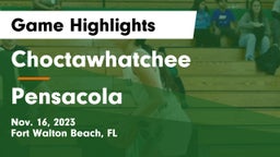 Choctawhatchee  vs Pensacola  Game Highlights - Nov. 16, 2023