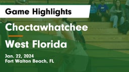 Choctawhatchee  vs West Florida  Game Highlights - Jan. 22, 2024