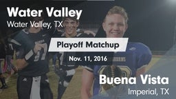 Matchup: Water Valley vs. Buena Vista  2016