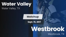 Matchup: Water Valley vs. Westbrook  2017