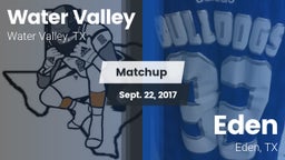 Matchup: Water Valley vs. Eden  2017