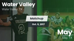 Matchup: Water Valley vs. May  2017