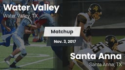 Matchup: Water Valley vs. Santa Anna  2017