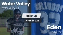 Matchup: Water Valley vs. Eden  2018