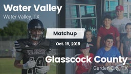 Matchup: Water Valley vs. Glasscock County  2018