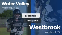 Matchup: Water Valley vs. Westbrook  2018
