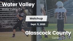 Matchup: Water Valley vs. Glasscock County  2020