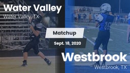 Matchup: Water Valley vs. Westbrook  2020