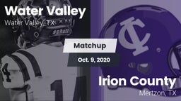 Matchup: Water Valley vs. Irion County  2020