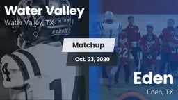 Matchup: Water Valley vs. Eden  2020