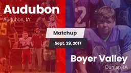 Matchup: Audubon vs. Boyer Valley  2017