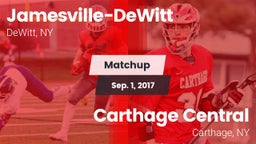 Matchup: Jamesville-DeWitt vs. Carthage Central  2017