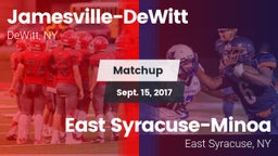 Matchup: Jamesville-DeWitt vs. East Syracuse-Minoa  2017