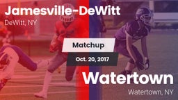 Matchup: Jamesville-DeWitt vs. Watertown  2017
