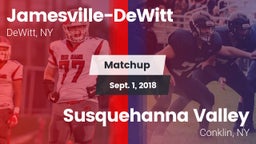 Matchup: Jamesville-DeWitt vs. Susquehanna Valley  2018