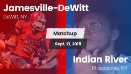 Matchup: Jamesville-DeWitt vs. Indian River  2018