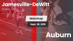 Matchup: Jamesville-DeWitt vs. Auburn 2018